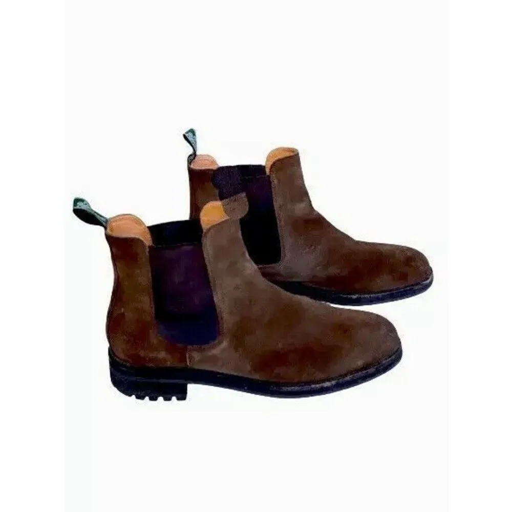 Polo Ralph Lauren Brown Suede Pull On Bryson Chls Boots Men's 10 D Retail $490